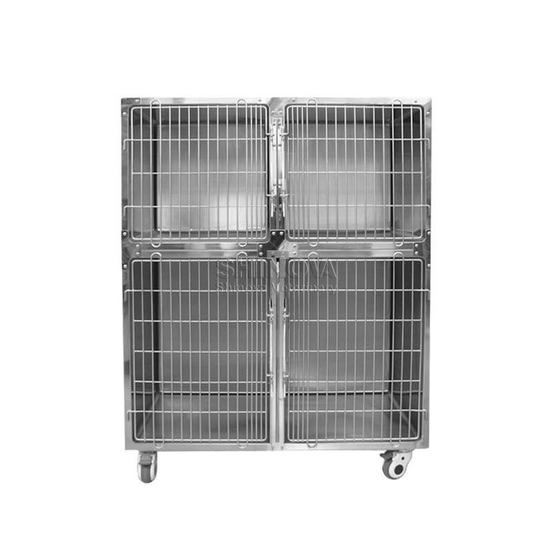 Gaiola de cachorro de estilo seco de aço inoxidável modular
