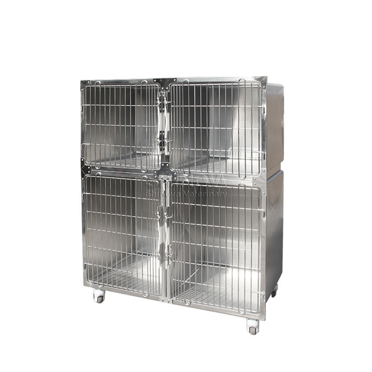 Gaiola de cachorro de estilo seco de aço inoxidável modular