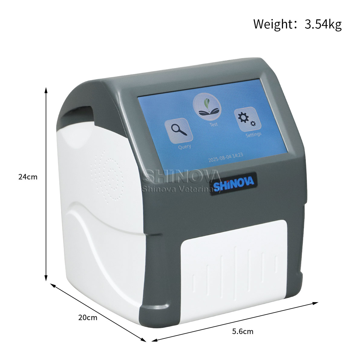 Analisador de química automática veterinária portátil