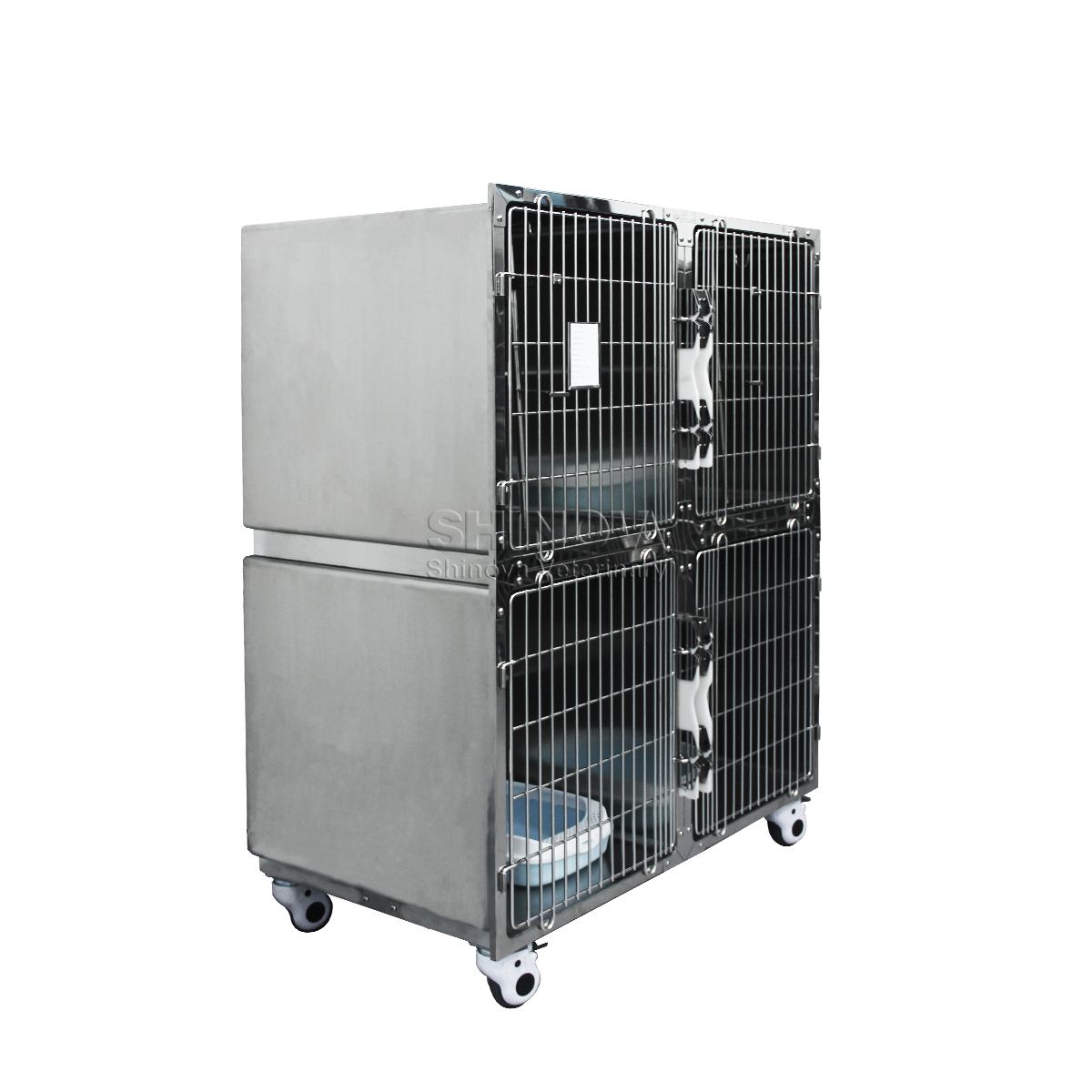 Gaiola de gato de aço inoxidável modular