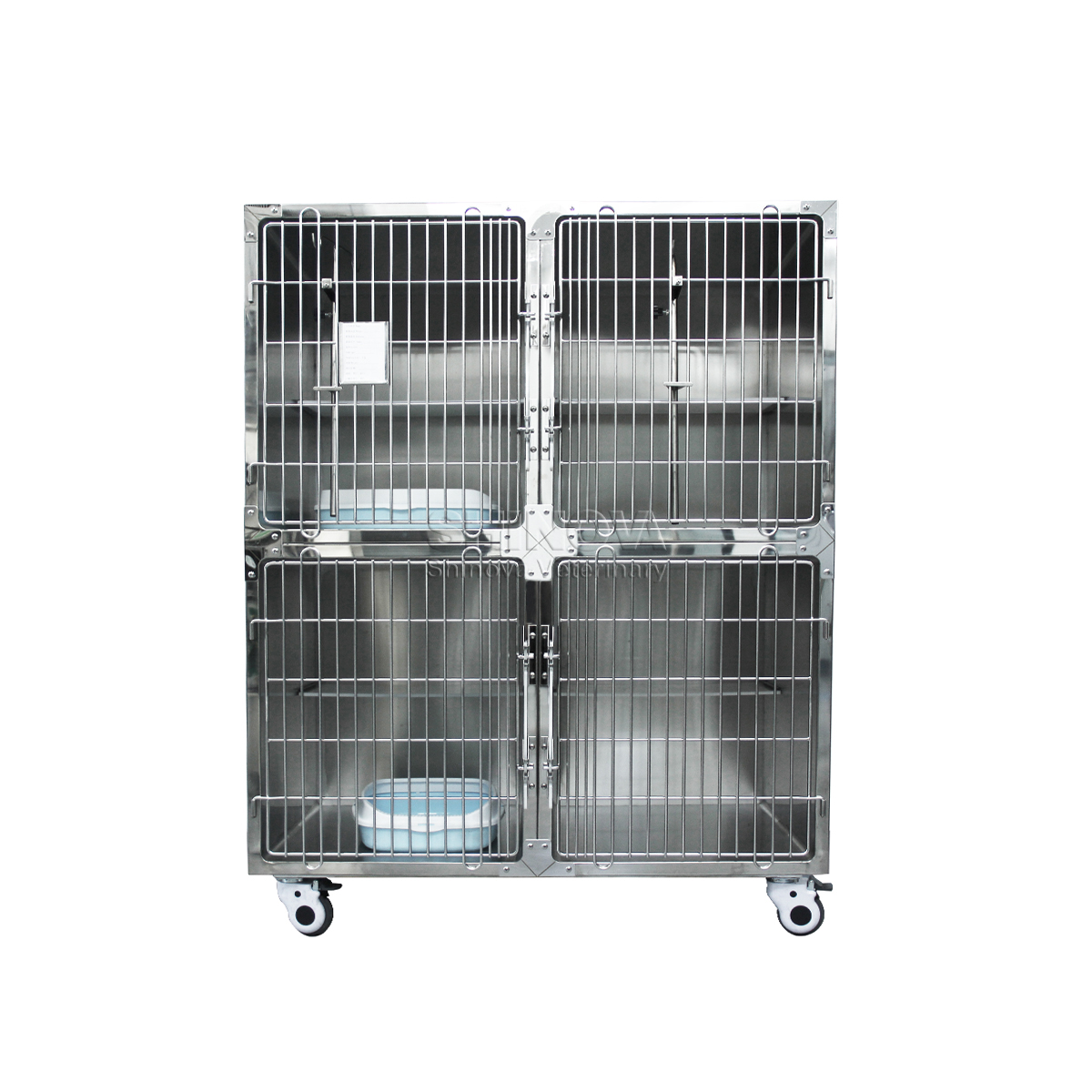 Gaiola de gato de aço inoxidável modular