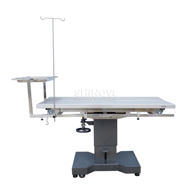 Tabela de operação veterinária hidráulica