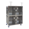 Gaiola de gato de aço inoxidável modular
