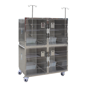 Gaiola de gato de aço inoxidável modular