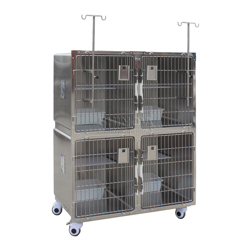 Gaiola de gato de aço inoxidável modular